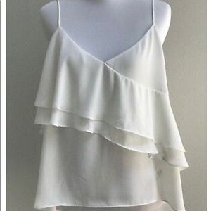 JCrew Drapey Ruffle Cami